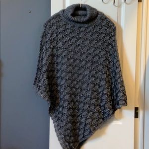 Turtle Neck Poncho